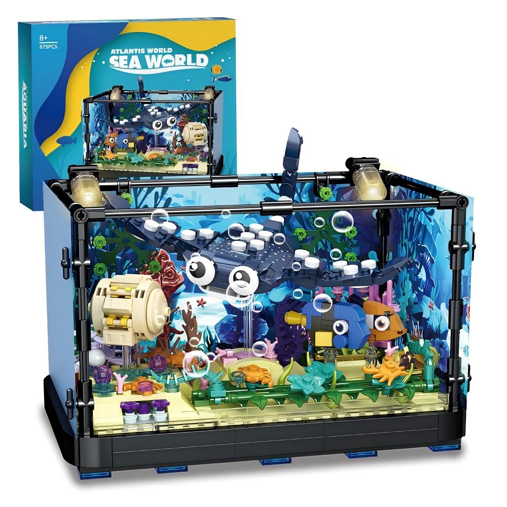 Marine Aquarium Cube - Fish Tank Building Set - Marine