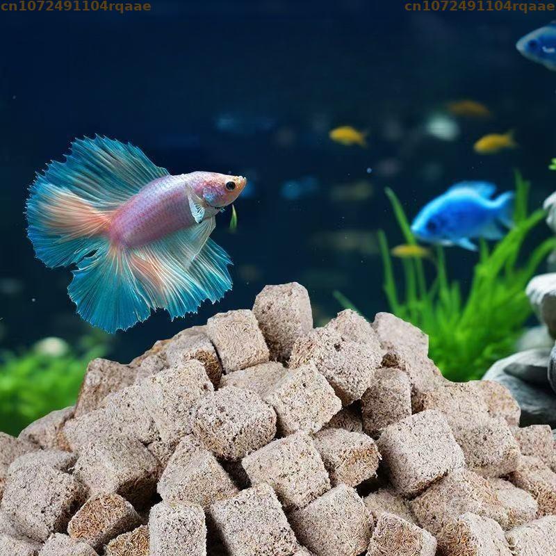 Marine Aquarium Cube - Natural Freeze Dried Bloodworms Cube Tubifexes