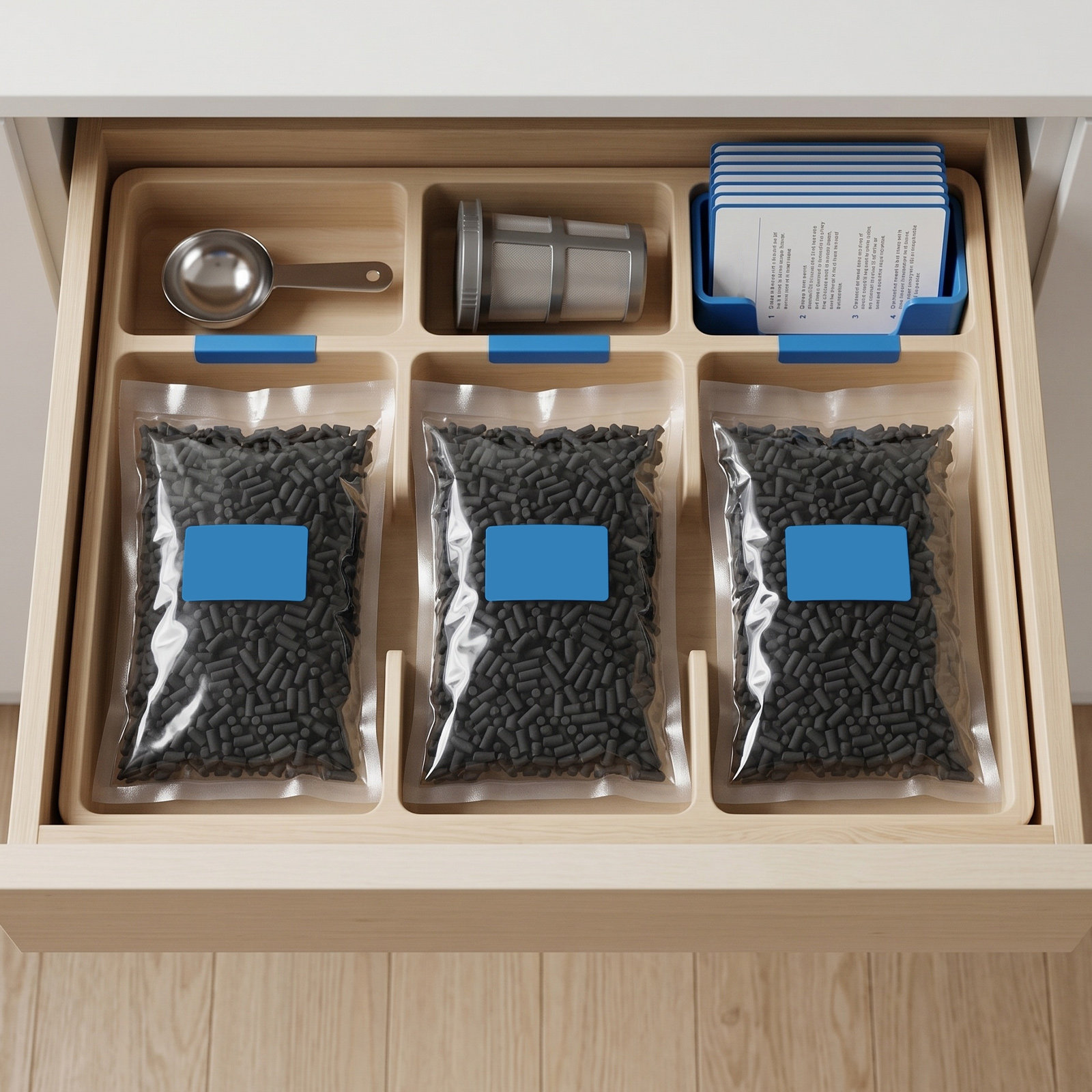 Activated Carbon Bag - 3 Bags Compost Bin Carbon Filter