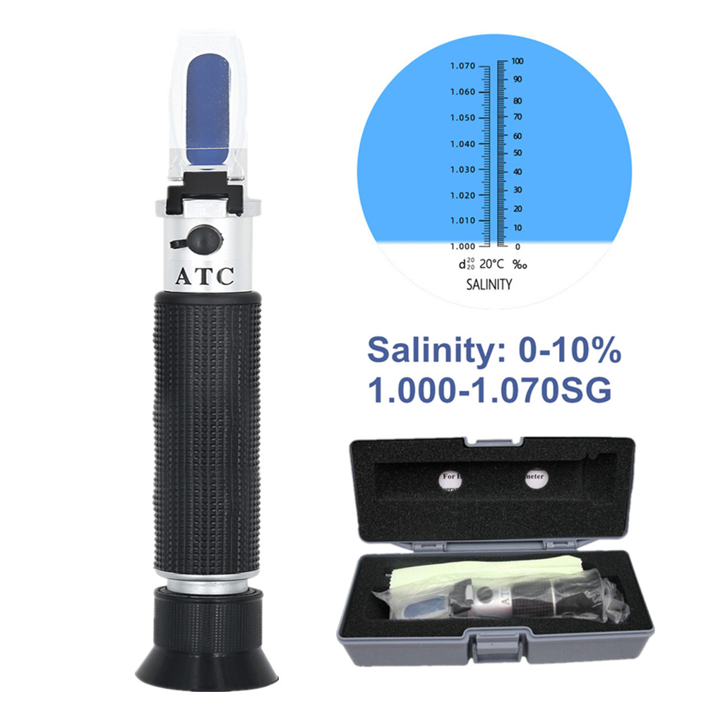 Handheld Salinity Refractomete - Marine Aquarium Refractometer review and price