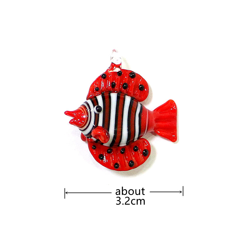 Colorful Mini Glass Fish Figur - Marine Aquarium Europe review and price