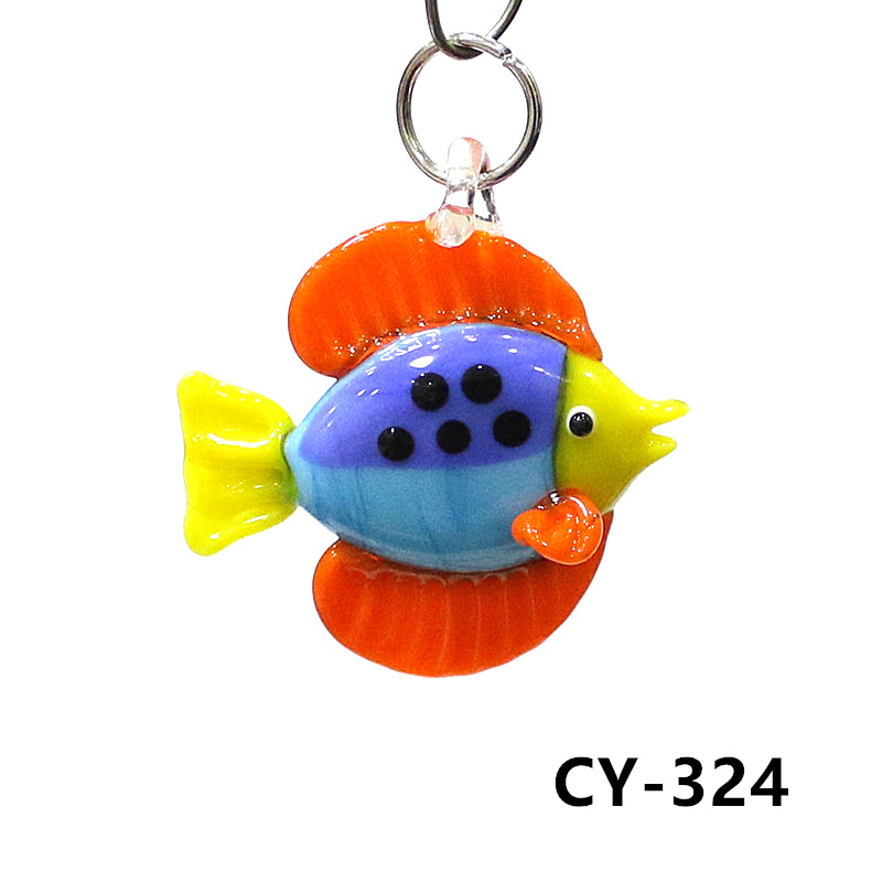 Colorful Mini Glass Fish Figur - Marine Aquarium Europe review and price