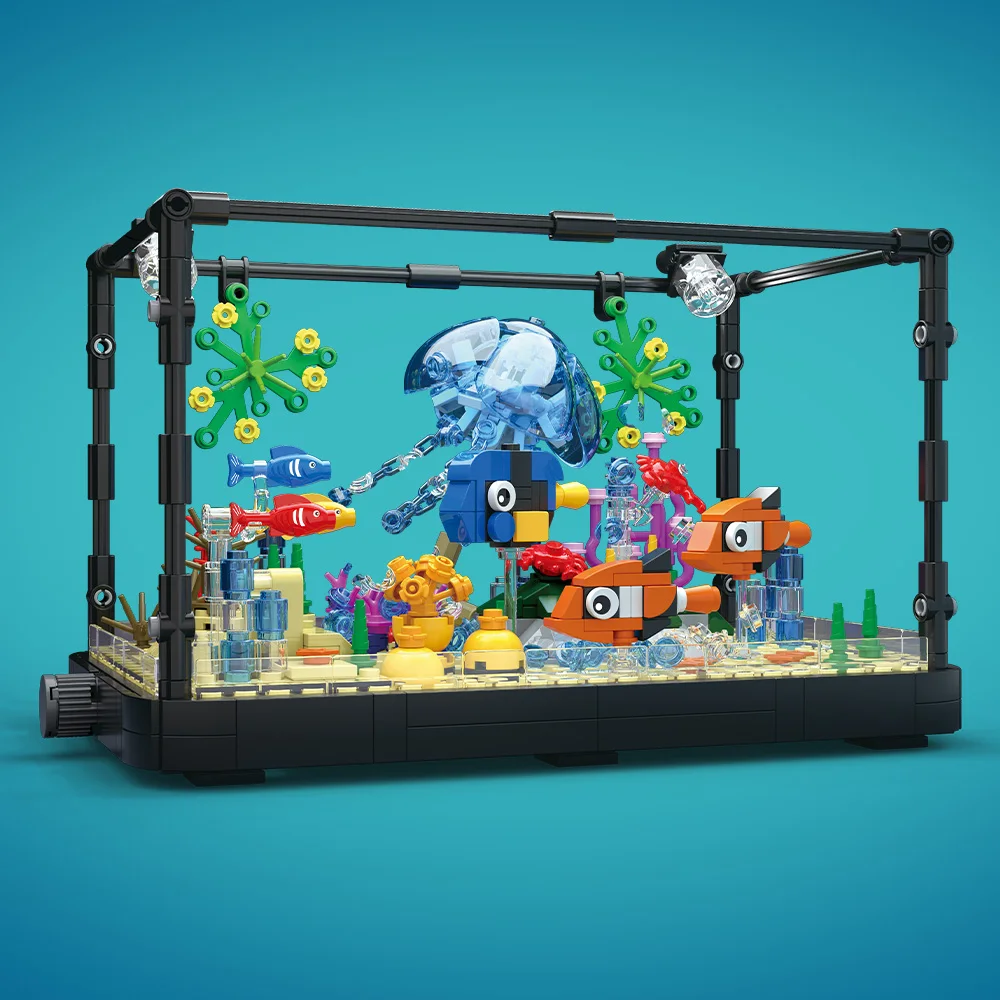 Fish Tank Building Block Set w - Marine Aquarium Cube review and price