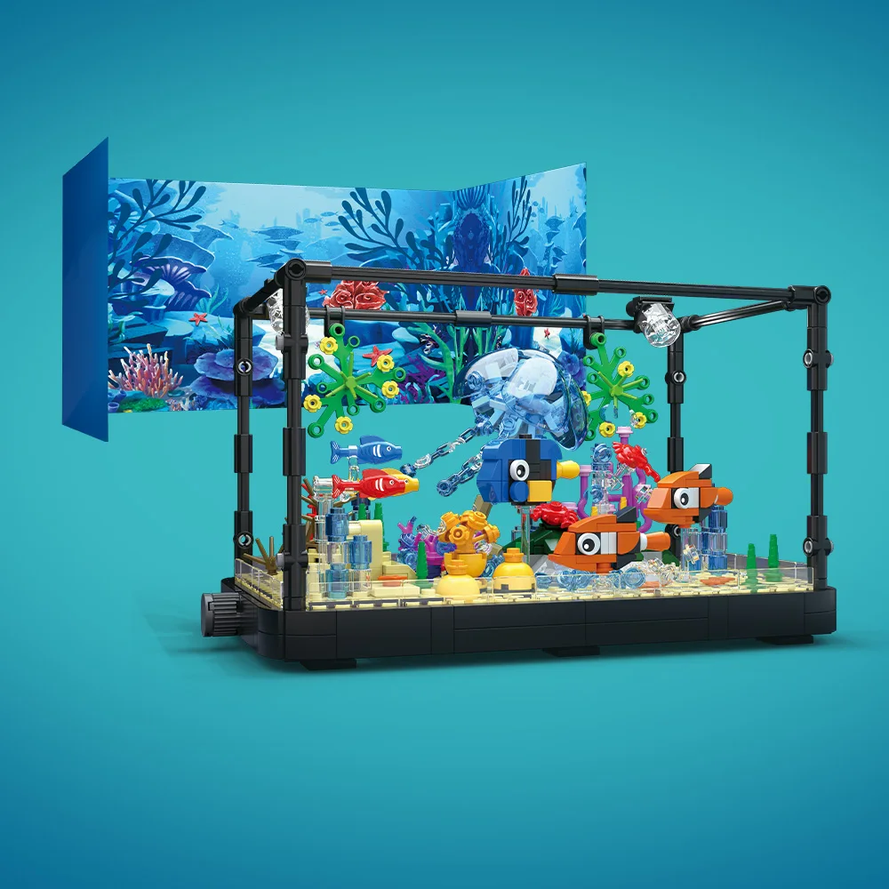 Fish Tank Building Block Set w - Marine Aquarium Cube review and price