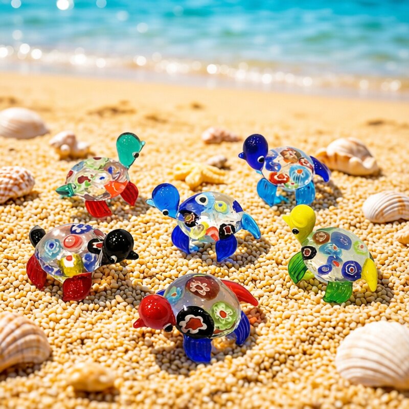 Creative Cute Glass Sea Turtle - Marine Aquarium Europe review and price