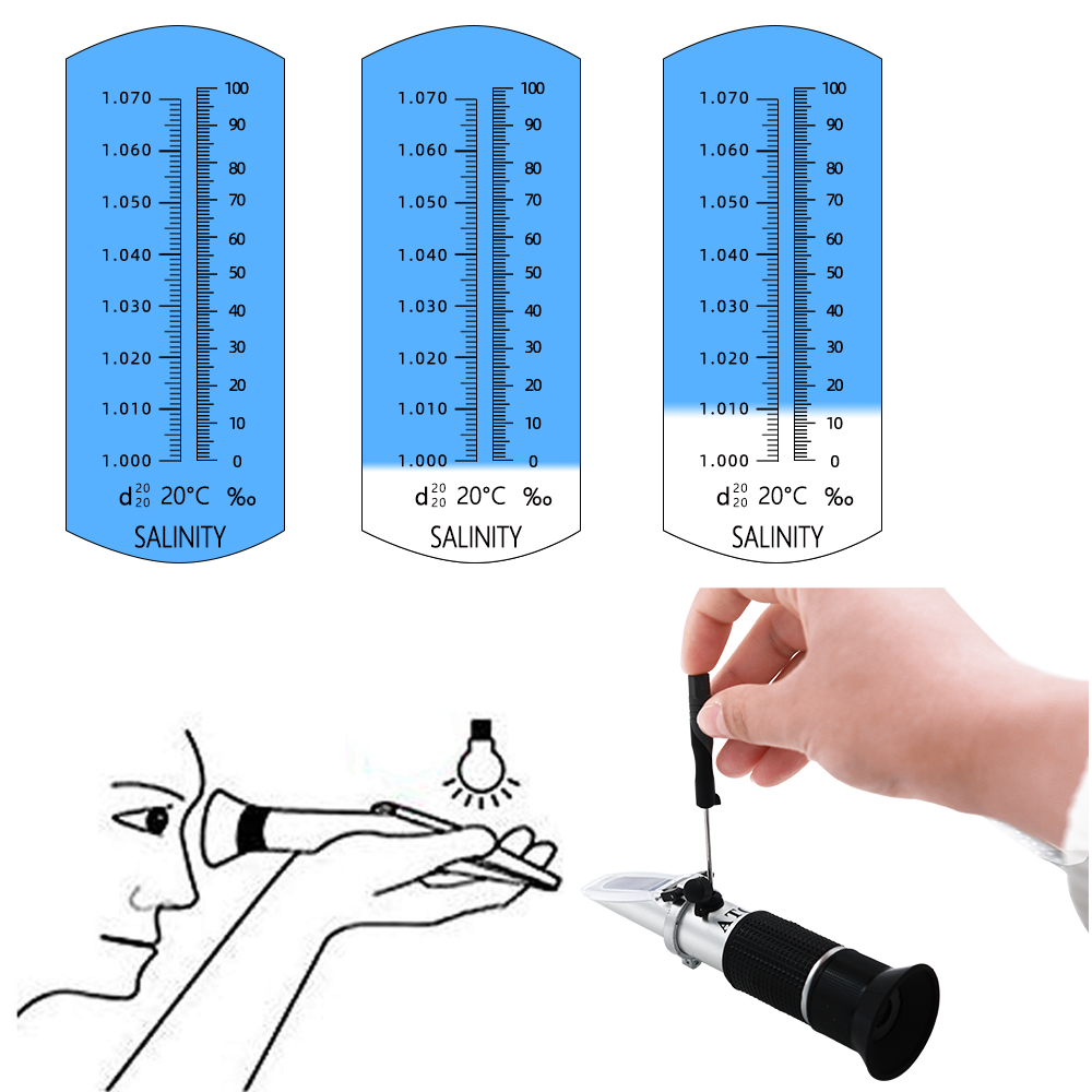 Salinity Refractometer 0-10% 1 - Marine Aquarium Refractometer review and price
