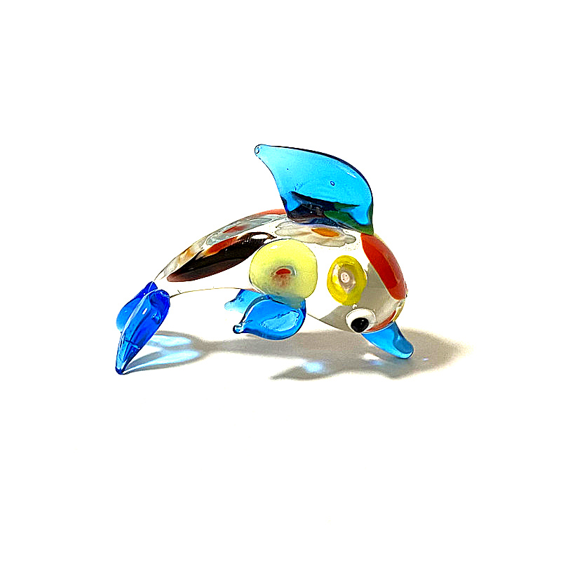 Colorful Miniature Glass Dolph - Marine Aquarium Europe review and price