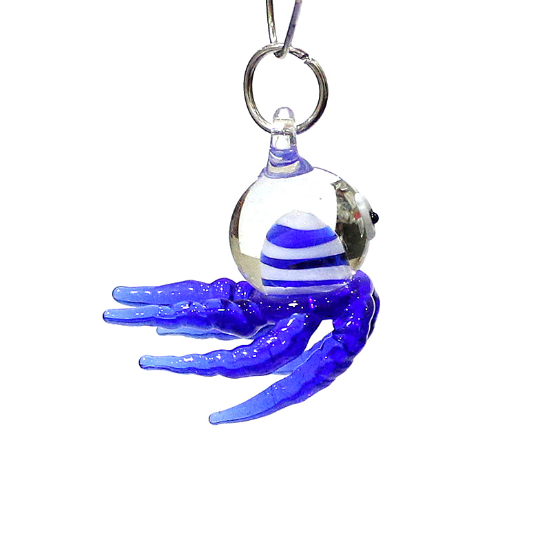 Miniature Octopus Glass Charm  - Marine Aquarium Europe review and price