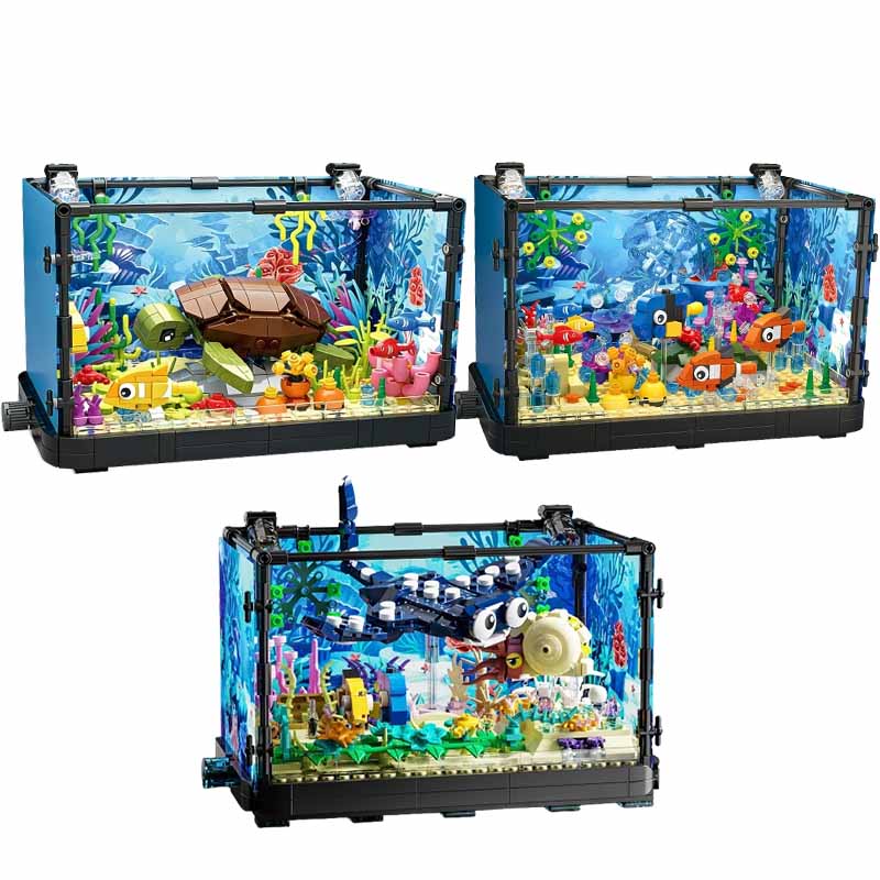 Fish Tank Building Block Set w - Marine Aquarium Cube review and price