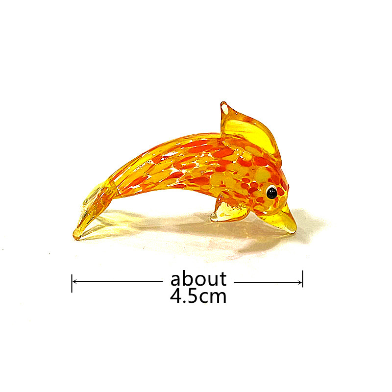 Handmade Mini Glass Dolphin Fi - Marine Aquarium Europe review and price