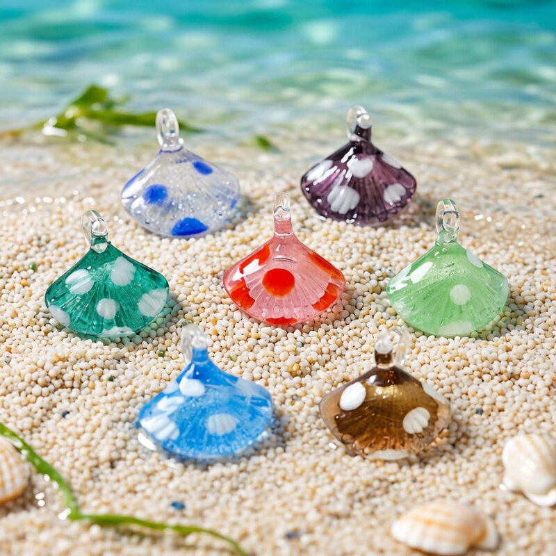 Colorful Mini Sea Shell Charm  - Marine Aquarium Europe review and price