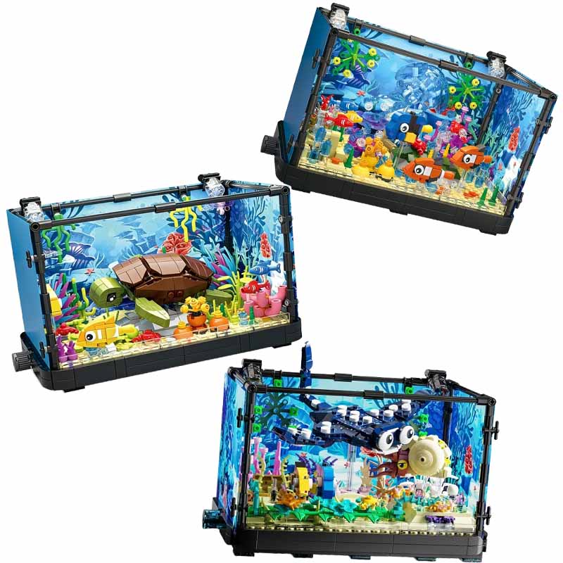 Fish Tank Building Block Set w - Marine Aquarium Cube review and price