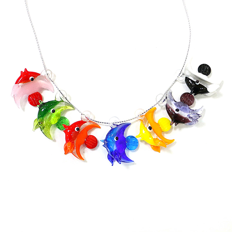 2pcs Mini Fish Glass Pendant C - Marine Aquarium Europe review and price