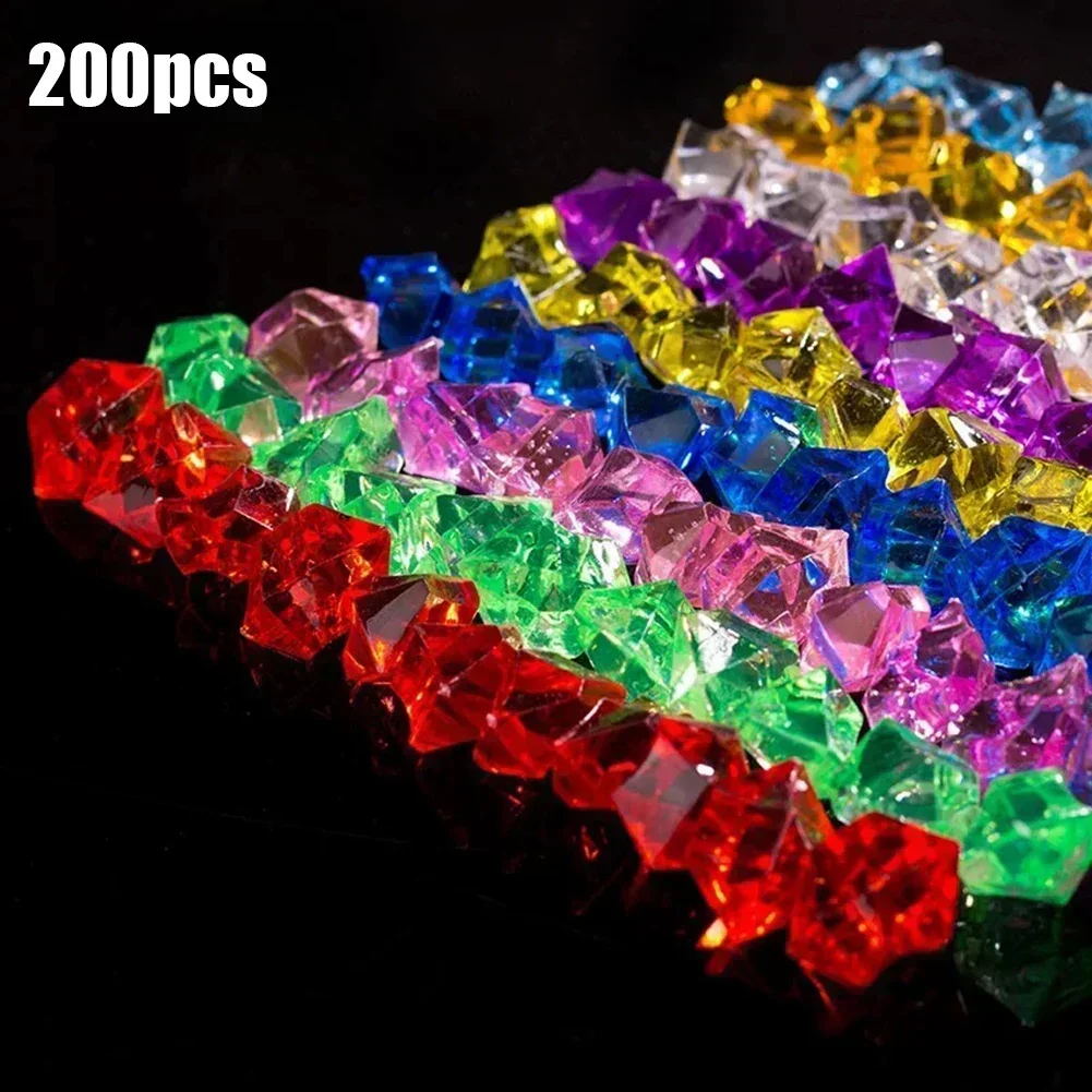 200Pcs Colorful Acrylic Stones - Marine Aquarium Cube review and price