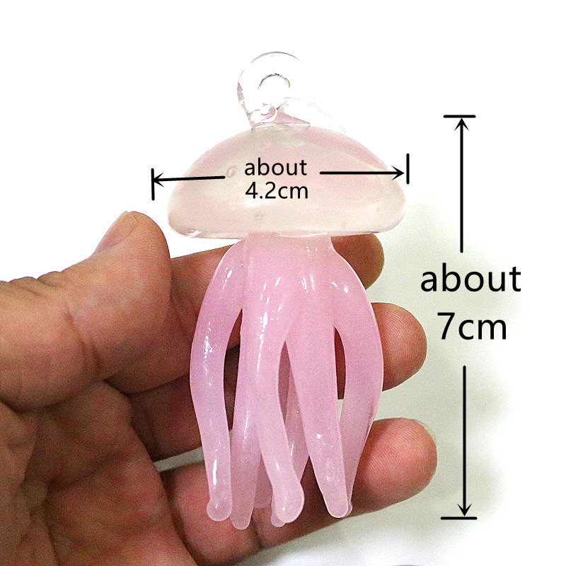 Pink Jellyfish Glass Pendant C - Marine Aquarium Europe review and price